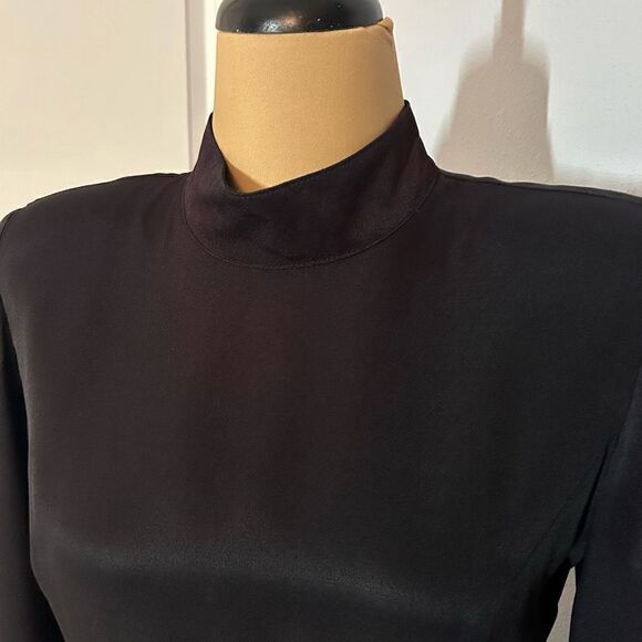 Geary Roark Kamisato Vintage Black Sheath Maxi Dress 8 - Picture 3 of 10